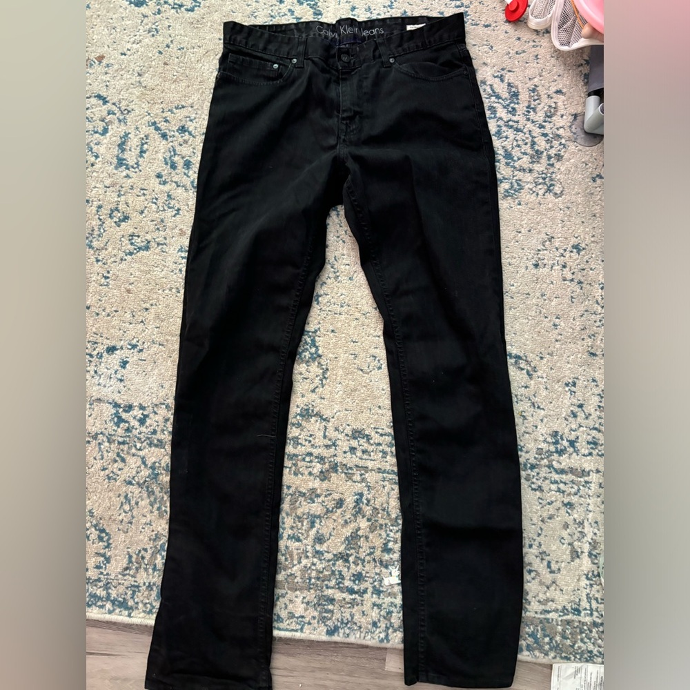 men’s 34x34 Black Calvin Klein jeans